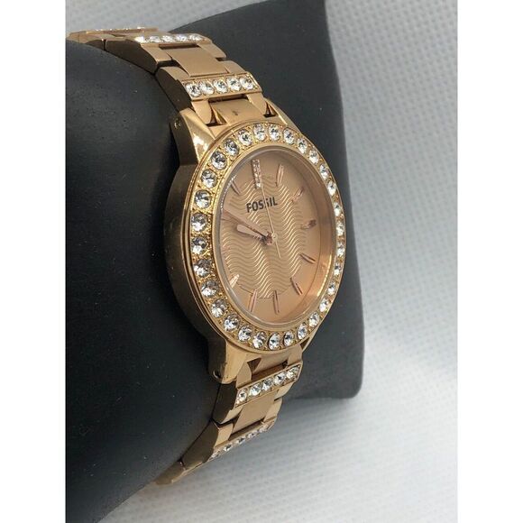 Fossil ES3020 Women Stainless Steel Analog Dial Quartz Genuine Wrist Watch HO279 - Picture 3 of 9